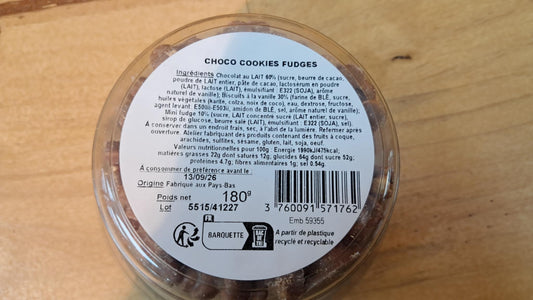 Halles du Nord. Choco Cookies Fudge 180g