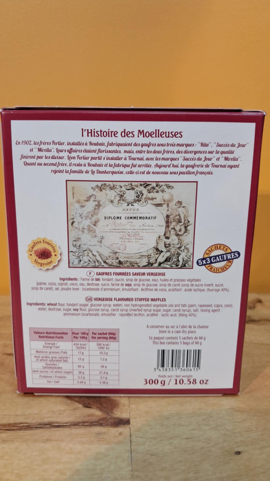 Halles du Nord. Gaufres Fourrées saveur Vergeoise