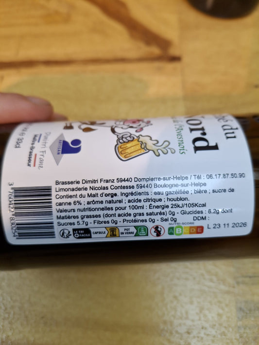 Halles du Nord. Panaché du Ch'nord à la bière Blonde de l'avesnois