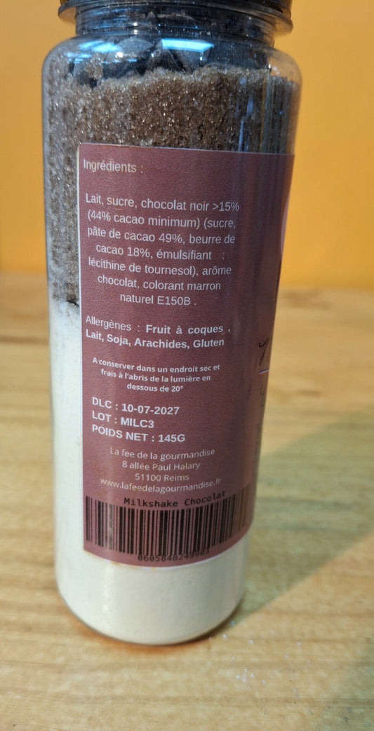 Halles du Nord. Préparation pour Milkshake Chocolat
