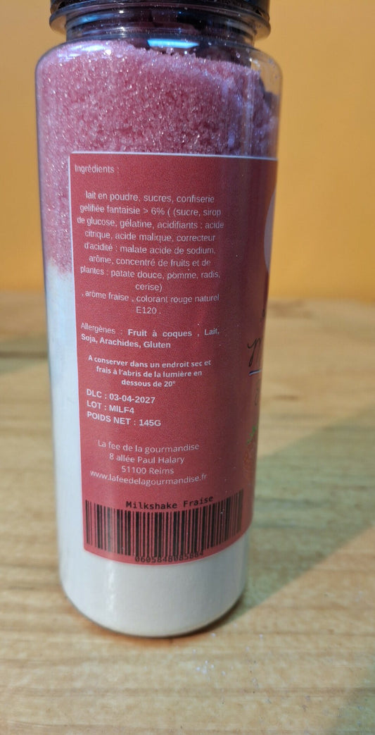 Halles du Nord. Préparation pour Milkshake Fraise