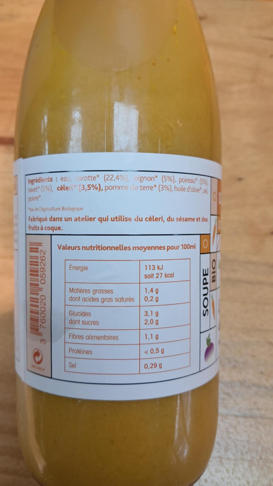 Halles du Nord.Soupe douceurs d'hiver Le potager de Babette