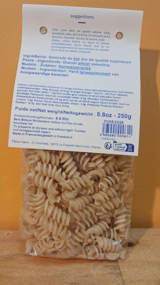 Halles du Nord. Torsades Nature artisanale à l'ancienne