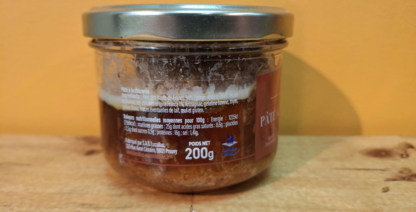 Pâté a la chicorée Lucullus de Valenciennes 200g