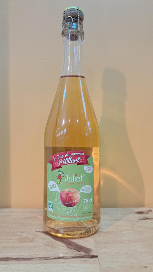 Jus de Pommes Pétillant Juliet BIO 75cl
