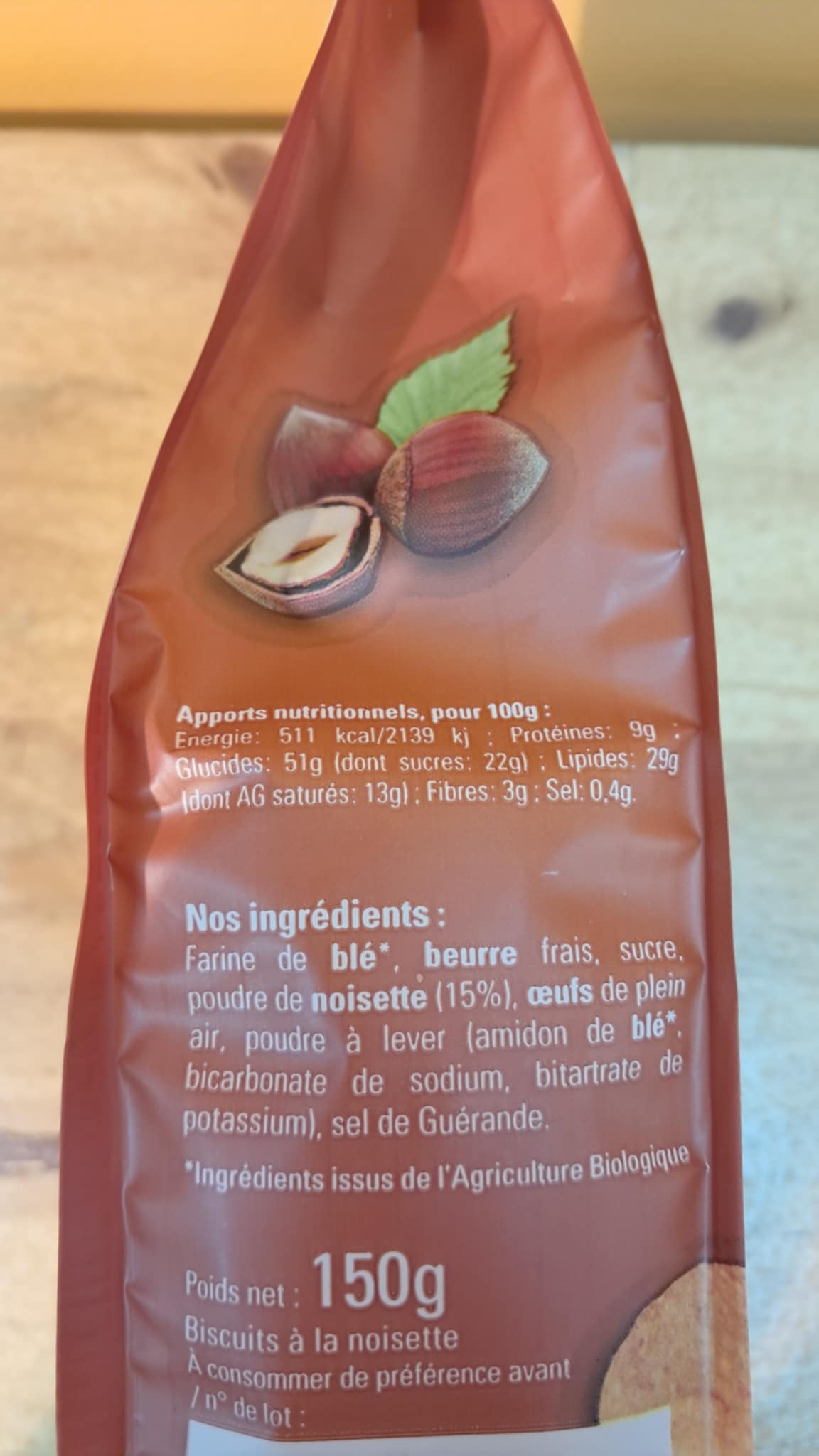 Halles du Nord. Biscuits à la Noisette – Les Deux Gourmands