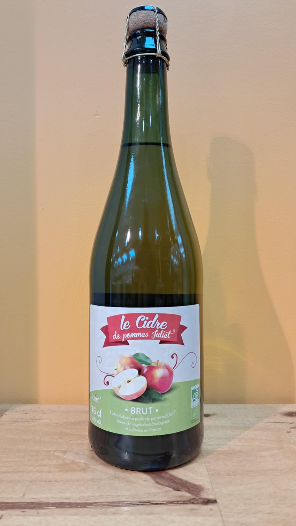 Halles du Nord Cidre brut de pomme Juliet