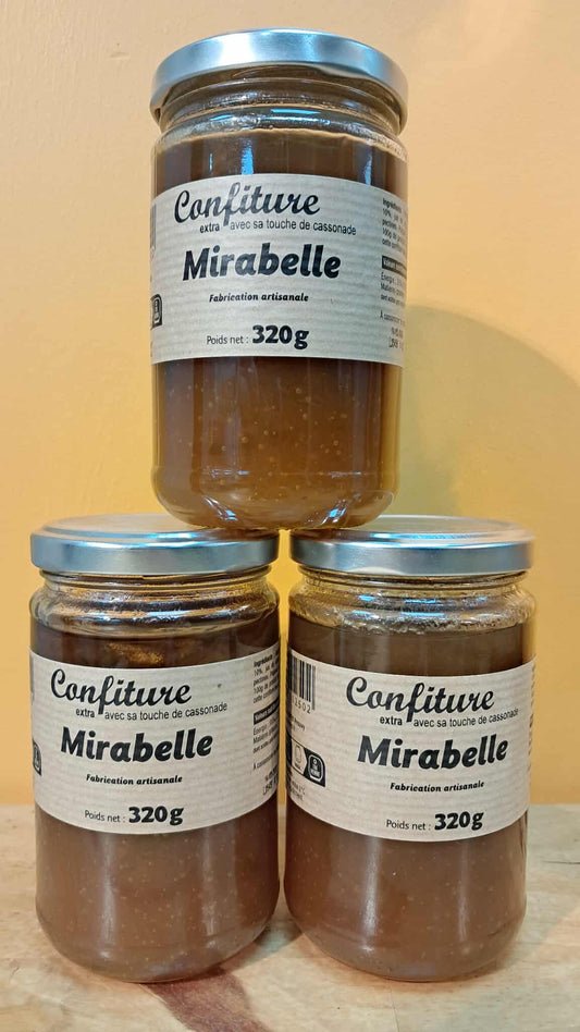Halles du Nord Confiture extra Mirabelle ave sa touche de cassonade
