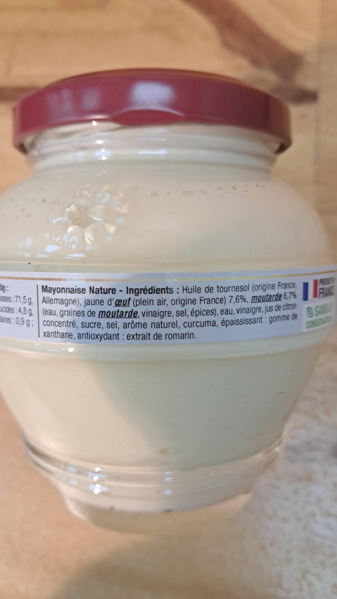 Halles du Nord. Mayonnaise Nature