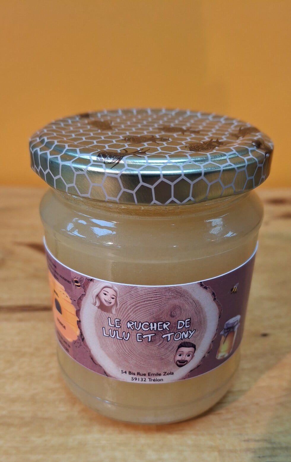 Halles du Nord Miel 250g Le rucher de Lulu et Tony