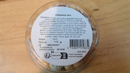 Halles du Nord Mix Paradisio 80g