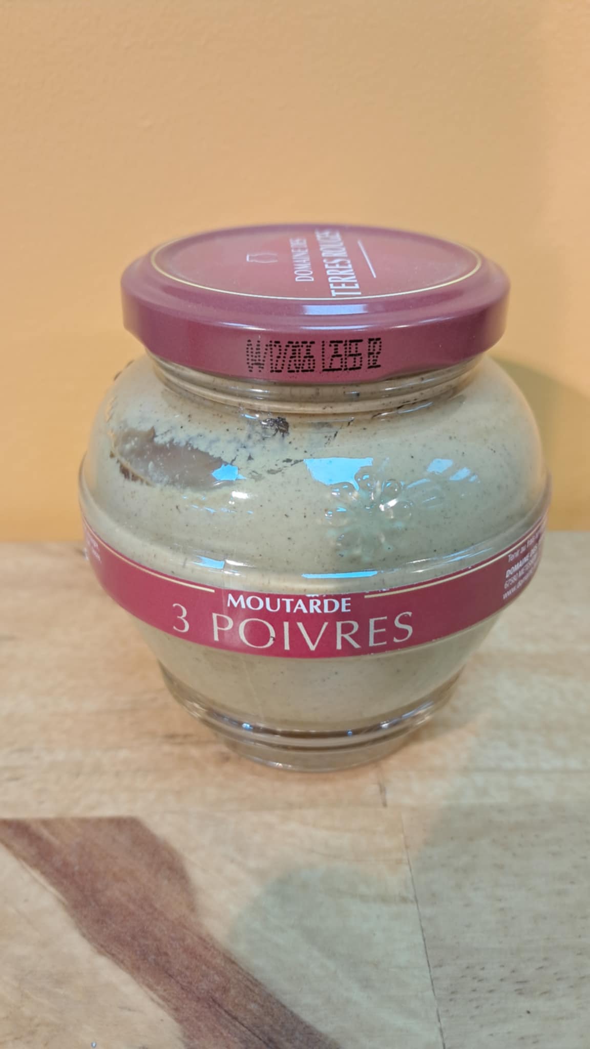 Halles du Nord.. Moutarde 3 Poivres 200g