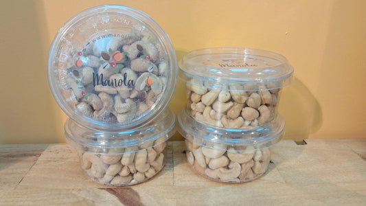 Halles du Nord.Noix de Cajou Grillées Salées 80g.