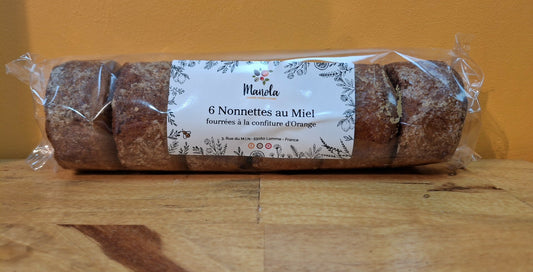 Halles du Nord Nonnettes au Miel fourrées à la confiture d'orange