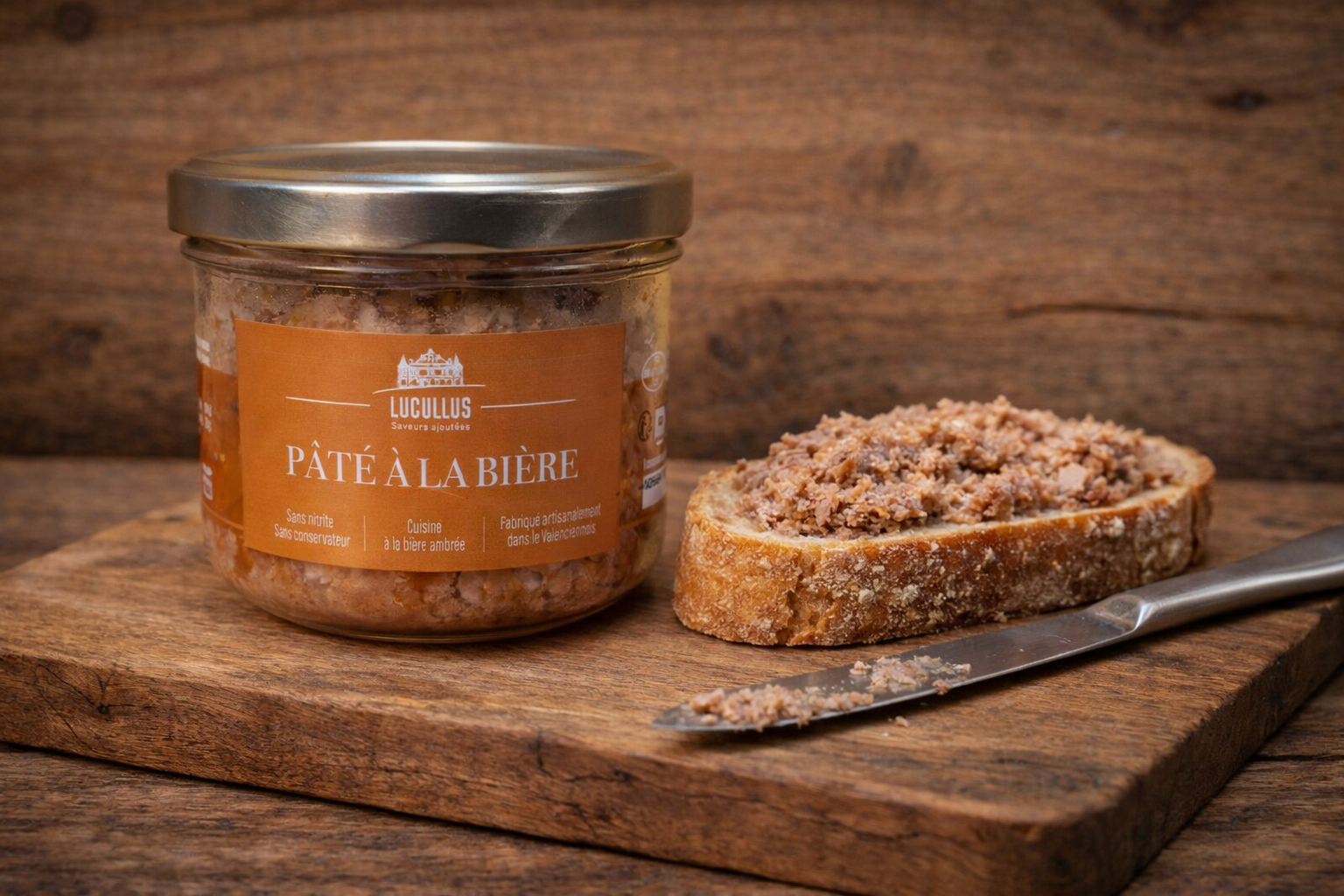 Halles du Nord.. Pâté à la bière Lucullus de Valenciennes