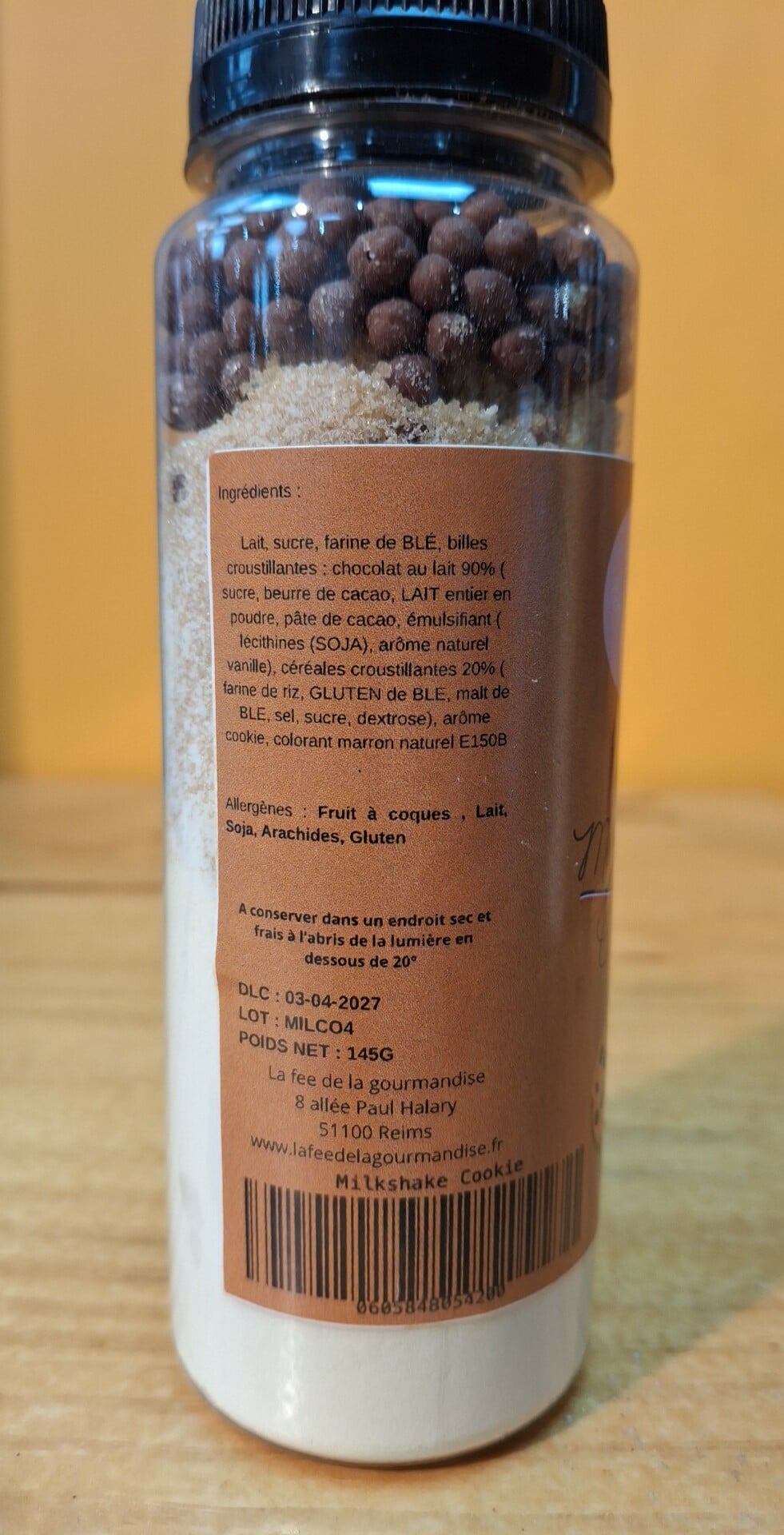 Halles du Nord Préparation pour Milkshake Cookie