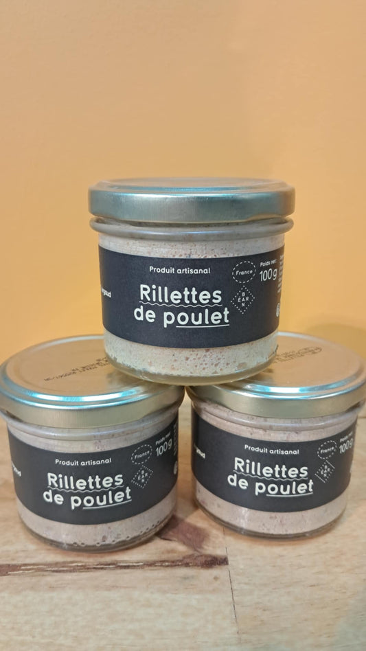Halles du Nord Rillettes de poulet 100g