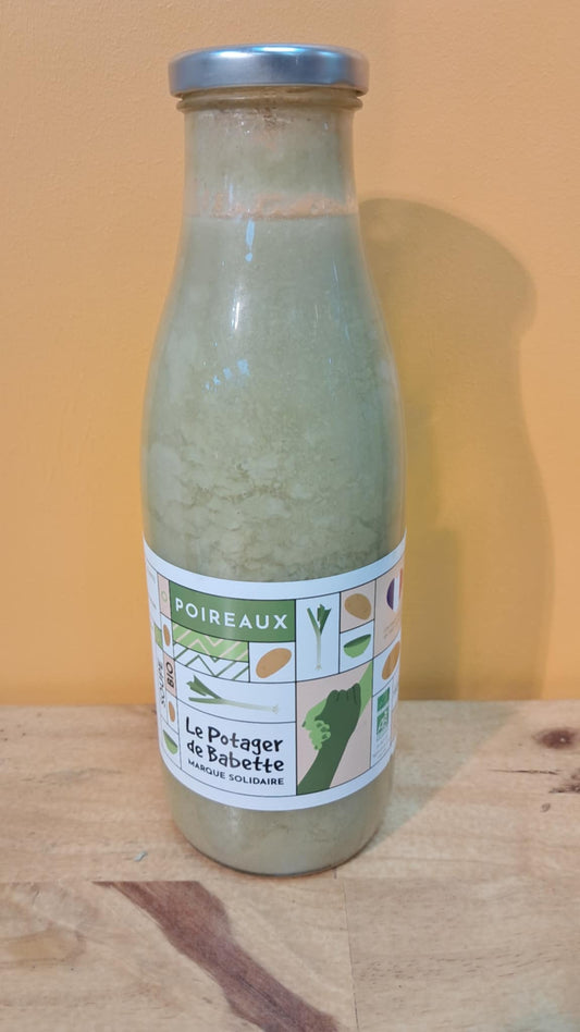 Halles du Nord Soupe de poireaux Le potager de Babette 