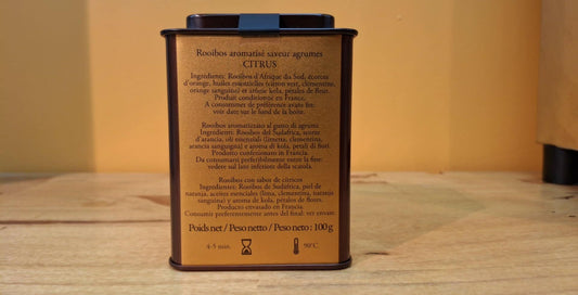 Halles du Nord thé Damman citrus