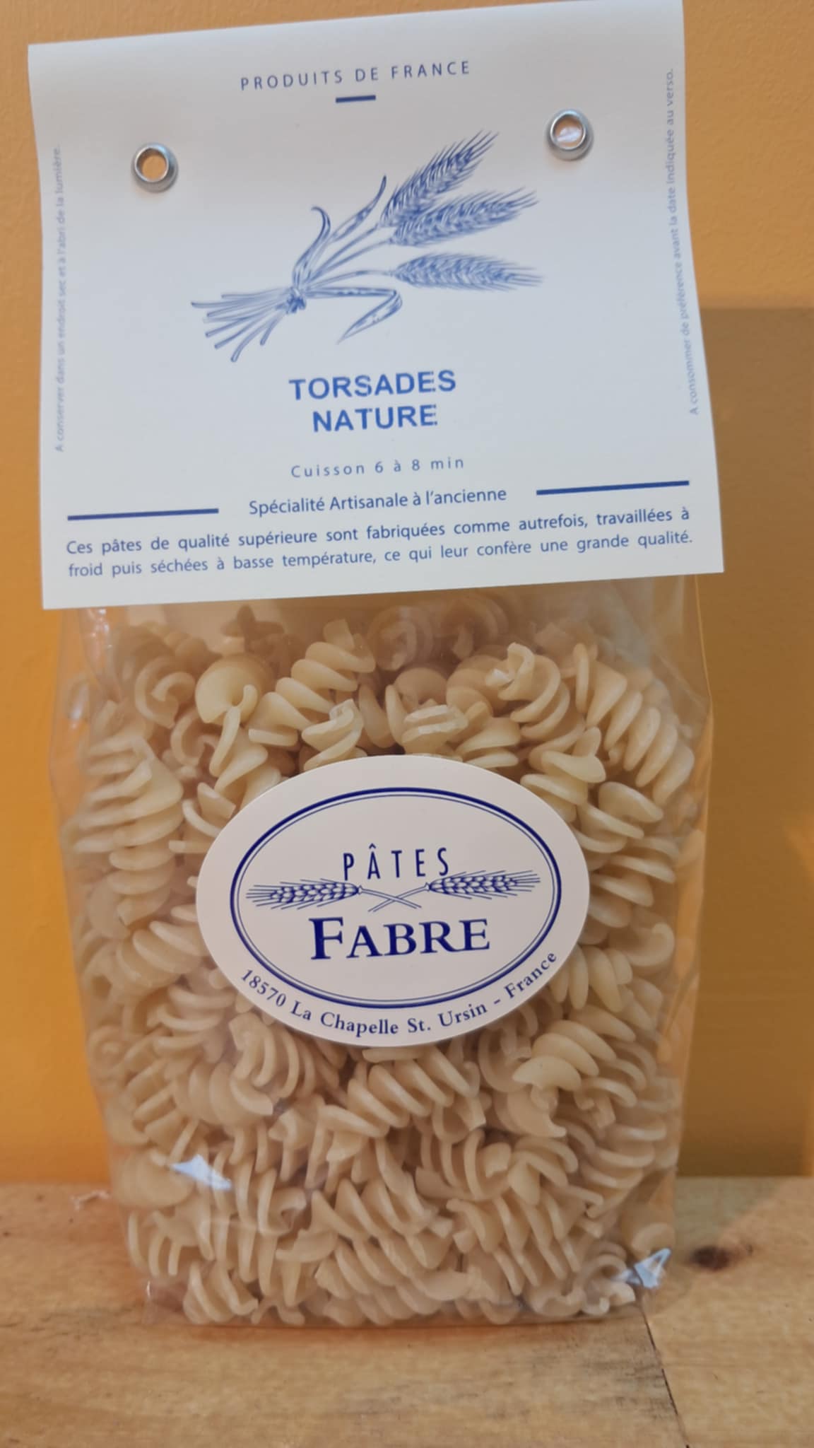 Halles du Nord Torsades Nature artisanale à l'ancienne