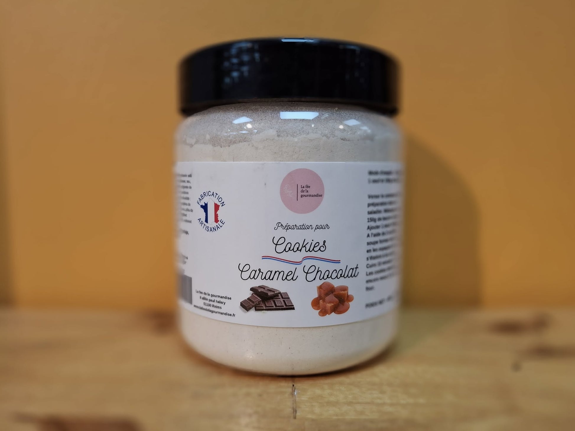 Halles du Nord preparation cookies caramel chocolat
